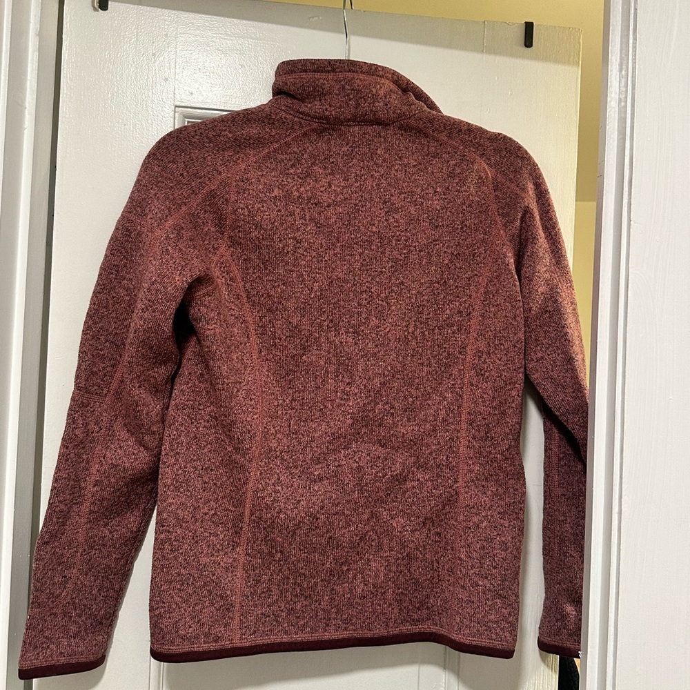 Patagonia Better Sweater 1/4 Zip Fleece Size Small Mauve - Picture 5 of 6